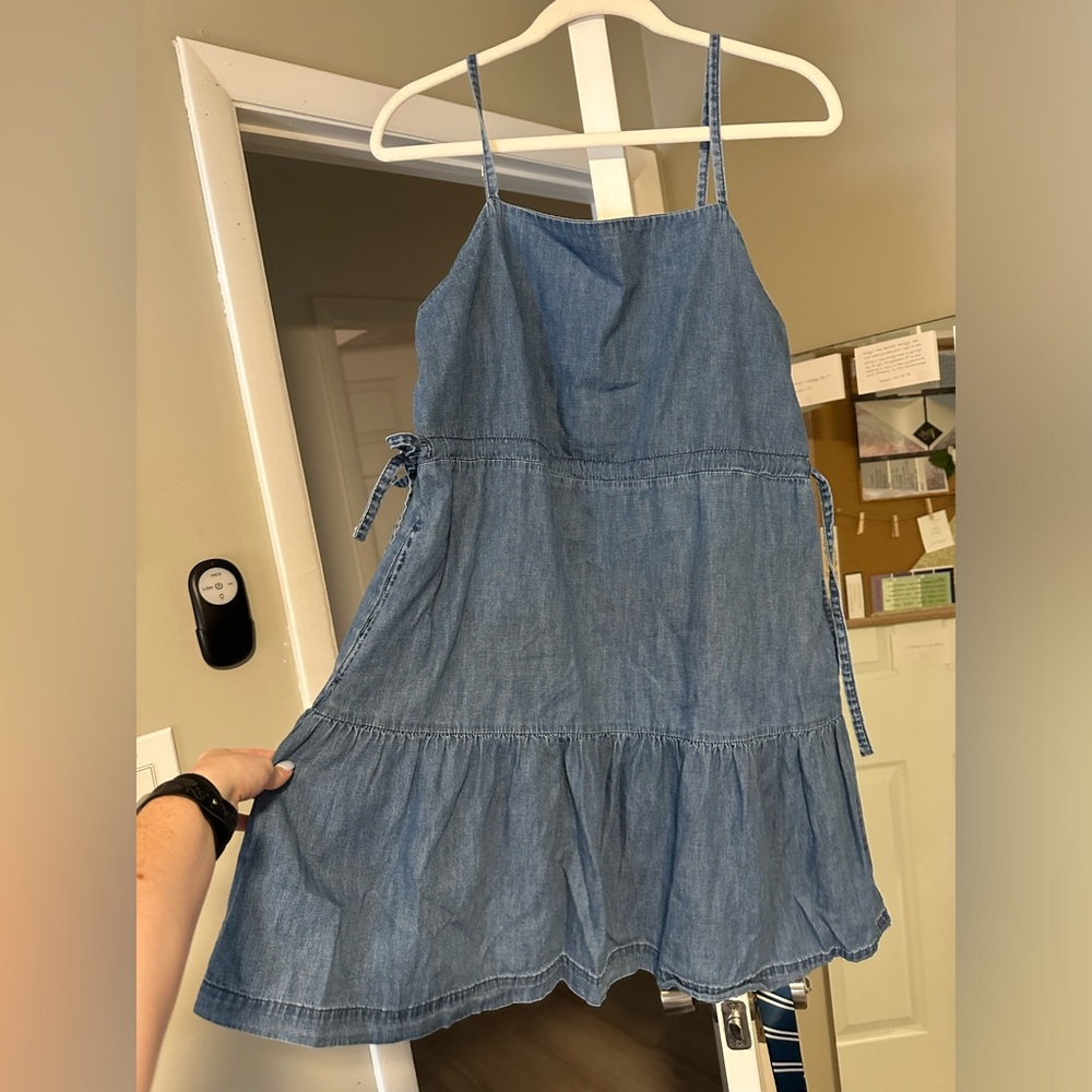 GAP Mini Flowy Denim Dress - Medium